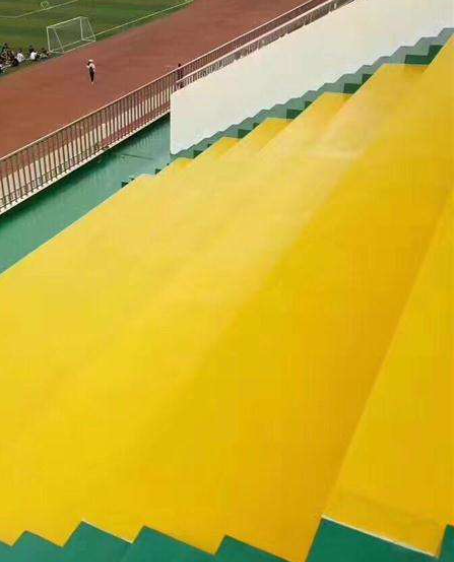 黑河球场台阶翻新修补改造
